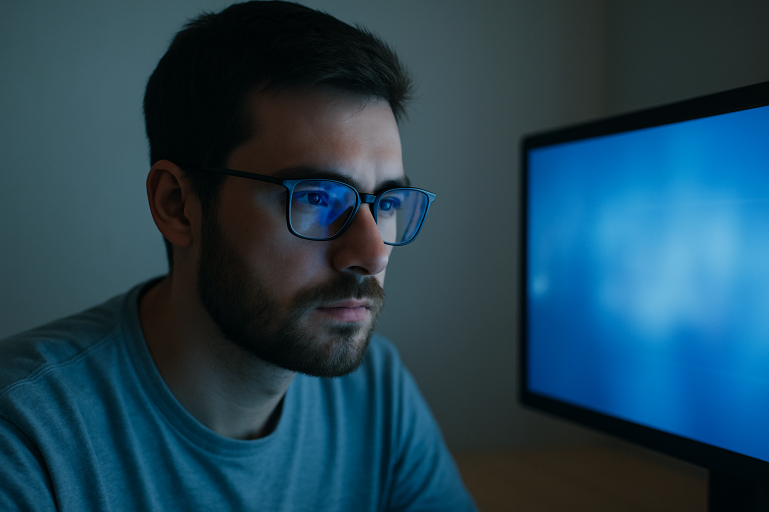 Come proteggere la vista dalla luce blu